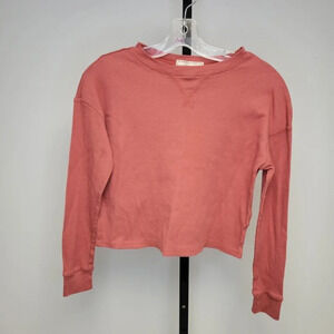 No Comment LA Waffle  Weave Top